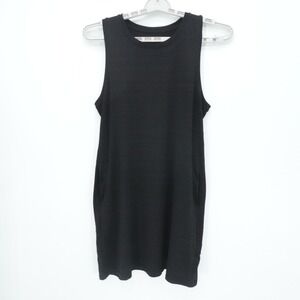 Athleta Dress Womens Medium Black Pacifica Illume Sleeveless‎ Tank Casual Summer